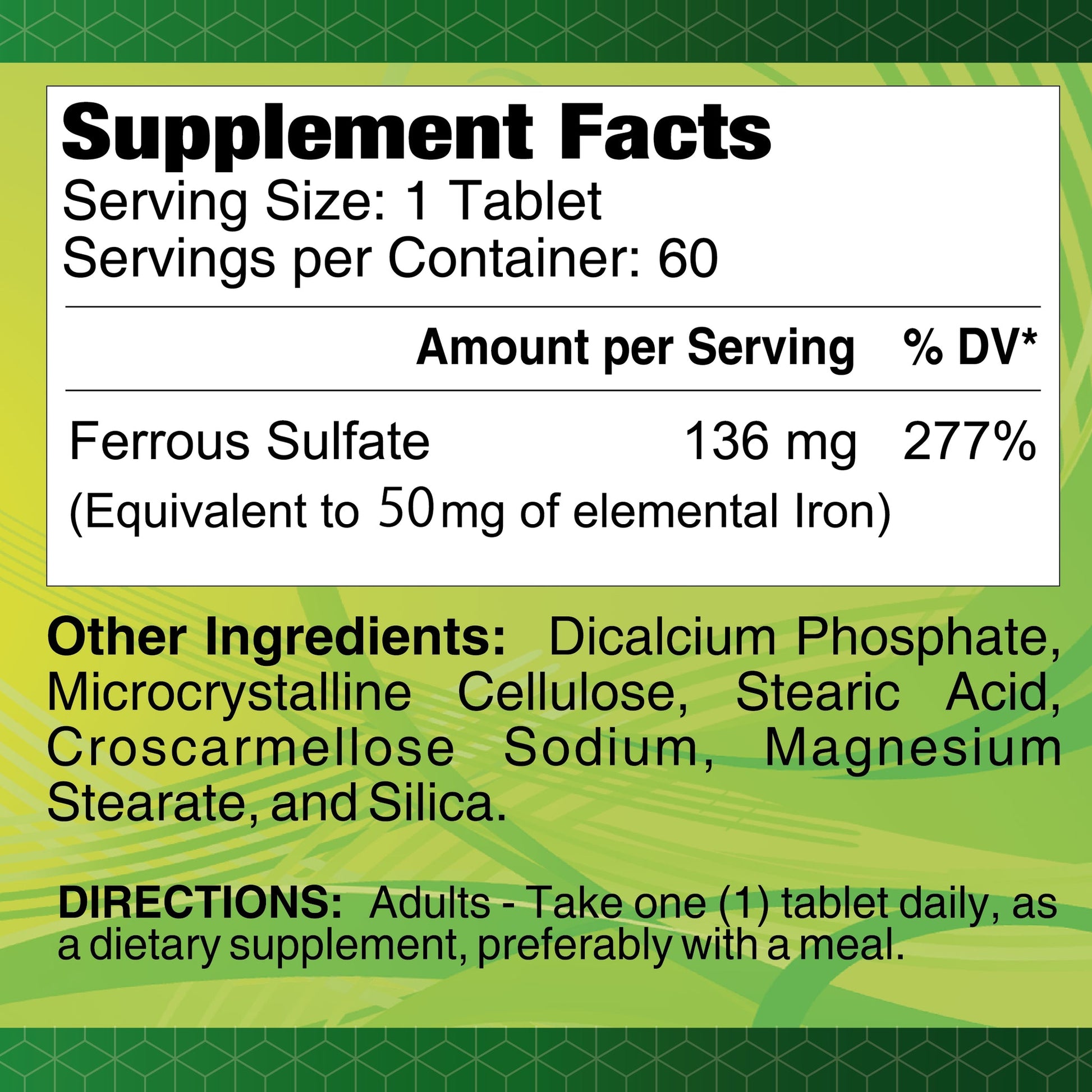 IRON SULFATE TB 100