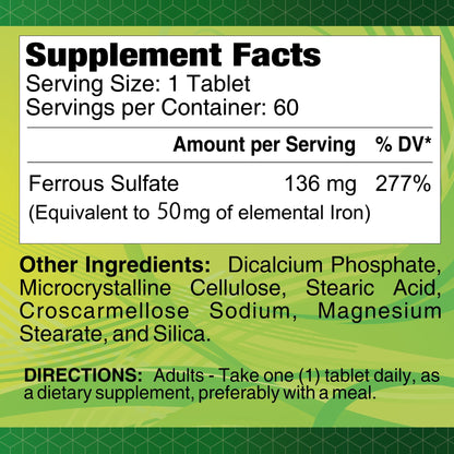 IRON SULFATE TB 100