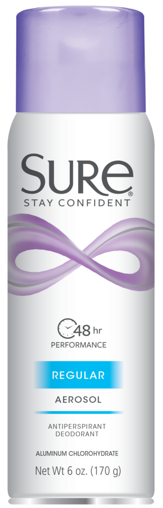 Sure Deodorant Antiperspirant Regular Aerosol 48Hr 6oz