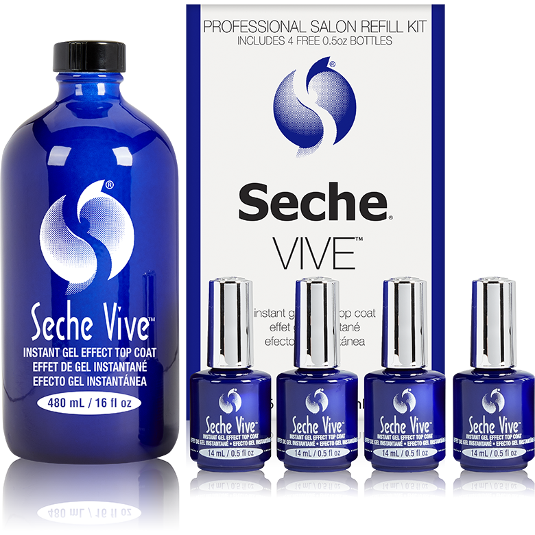 Seche Vive Nail Gel Effect - Top Coat, Clear