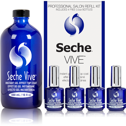 Seche Vive Nail Gel Effect - Top Coat, Clear