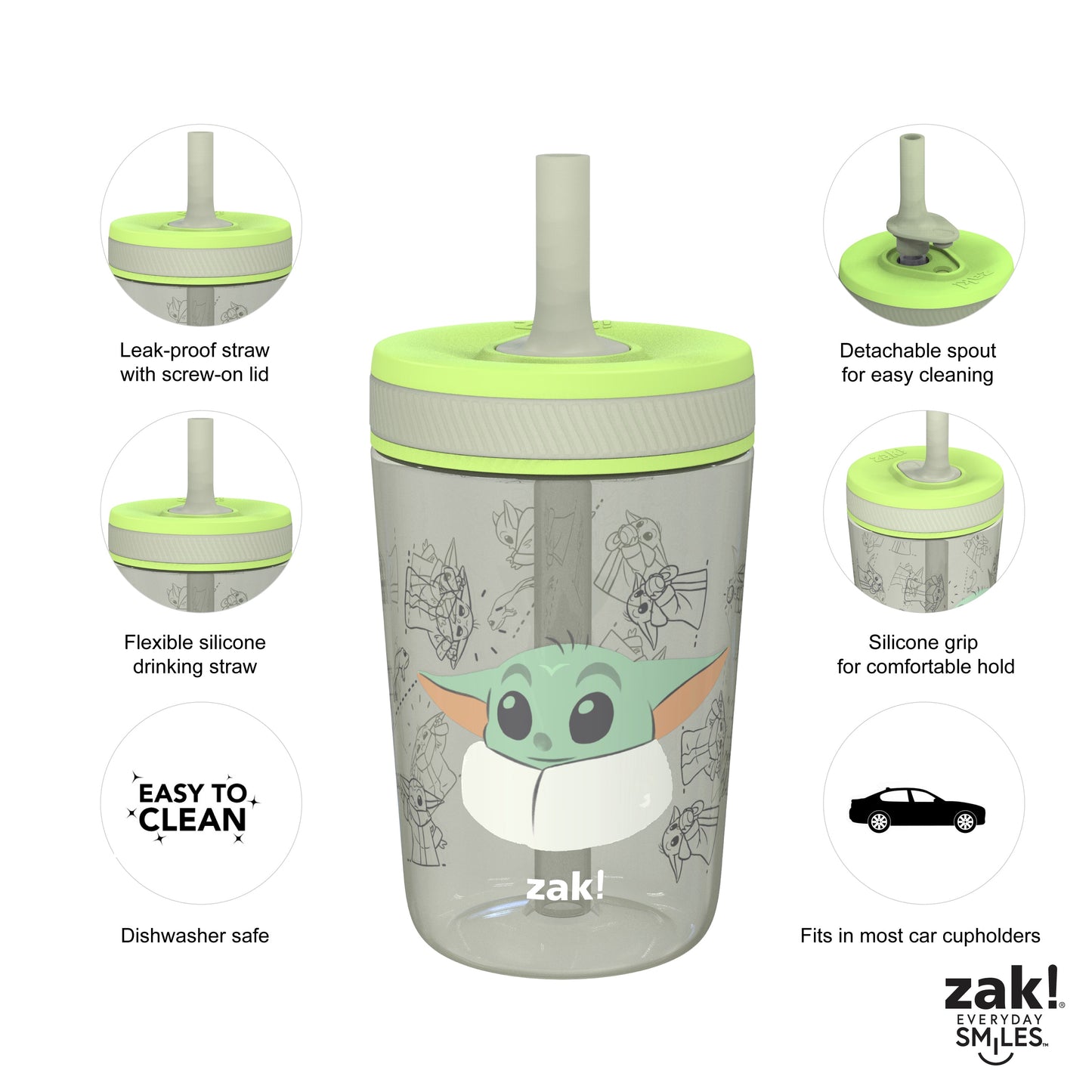 Zak Spiderman 15 Oz Kelso Tumbler