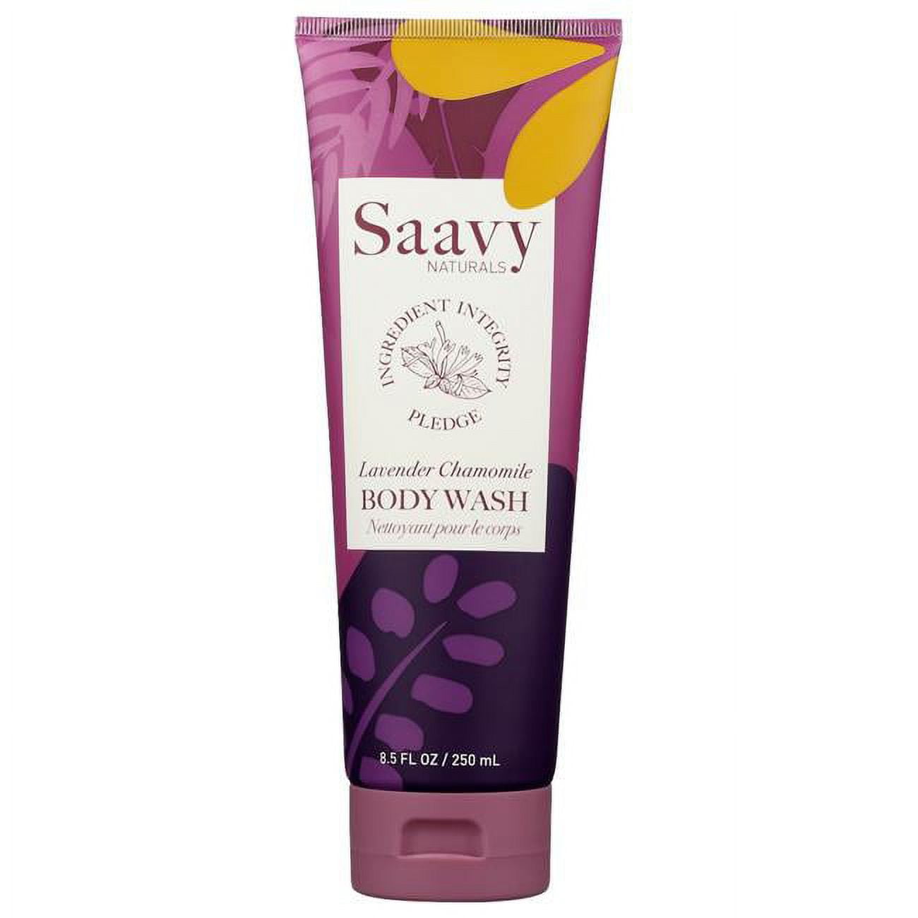 SAAVY NATURALS BODY WASH,LAV CHAMOMILE
