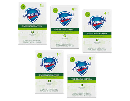 SAFEGUARD ANTI-B WHT ALOE BAR SOAP 8X4OZ