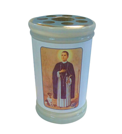 Star Candle Prayer Candle, 8in - Saint Martin Caballere