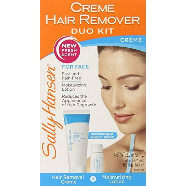 SALLY HANSEN HAIR REMVR FACE CRM KIT 2OZ