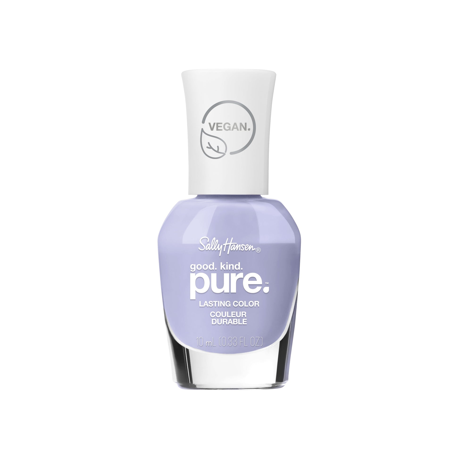 Sally Hansen Good.Kind.Pure, Iris Dusk, 16-free and 100% Vegan, Long Lasting, Purple Nail Polish