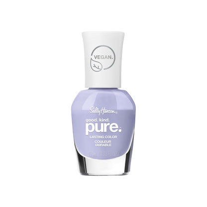 Sally Hansen Good.Kind.Pure, Iris Dusk, 16-free and 100% Vegan, Long Lasting, Purple Nail Polish