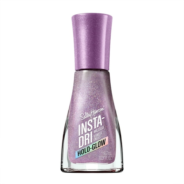 Sally Hansen Insta-Dri Nail Polish, Holo-Glow Collection - Lustrous Lilac