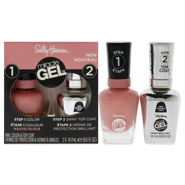Sally Hansen Miracle Gel Nail Polish - Miracle Gel 3.0 Duo Pack - Mauve-olous - 0.5 fl oz