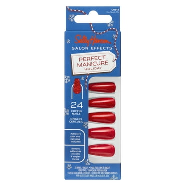 Sally Hansen Salon Effects Perfect Manicure Nails Kit - Sugar Fix, 24 count