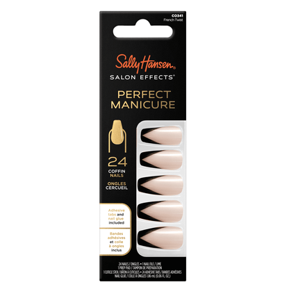 Sally Hansen Salon Effects Perfect Press-on Short'Ease Nails - Petite Pearlflection