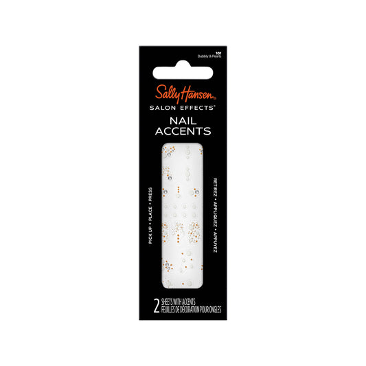 Sally Hansen Salon Effects Nail Accents - Bubbly & Pearls, 40 count