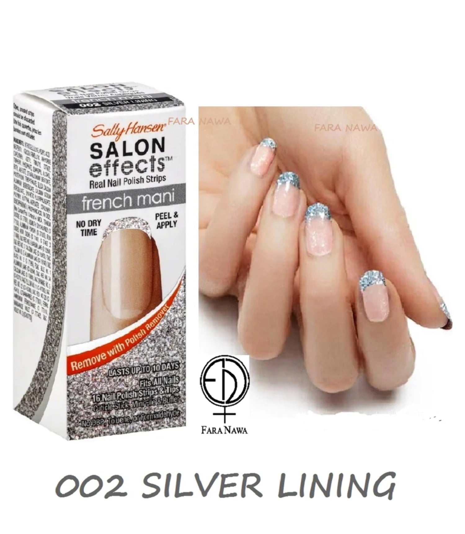 Sally Hansen Salon Effects Nail Accents - Celestial Eclipse, 40ct