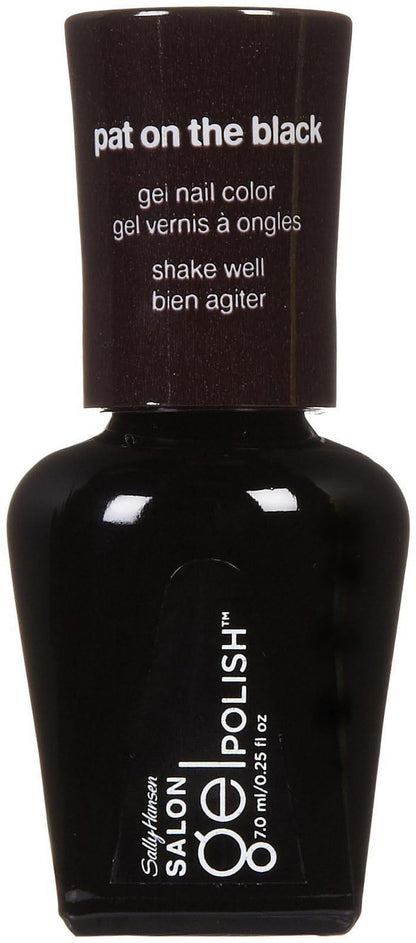 Sally Hansen Salon Pro Gel- Pat on the Black- .25 fl oz