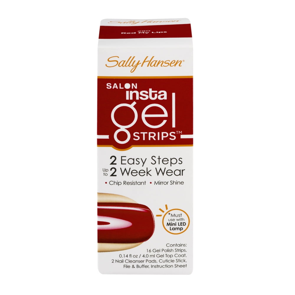 Sally Hansen Salon Pro Gel- Red My Lips- .25 fl oz