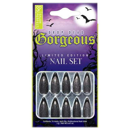 Sally Hansen Salon Effects Perfect Press-On Fake Nails Kit - Lost In The Frost