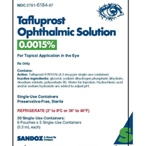 TAFLUPROST DR .0015% 30X.3ML OPTH