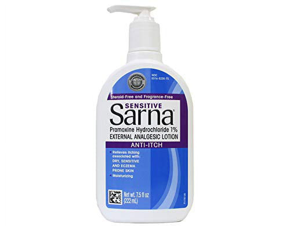 SARNA LOTION SENSITIVE MAX STRGNTH 7.5OZ