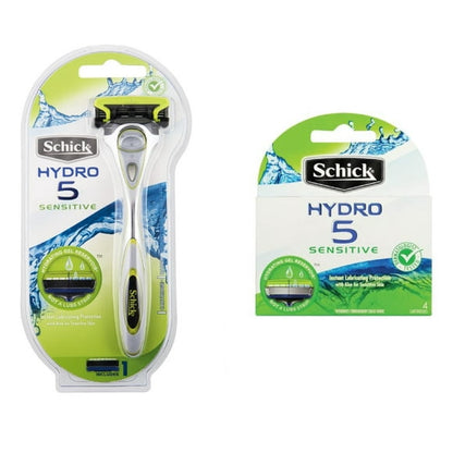 SCHICK HYDRO SNST 5BLDS 6CRT