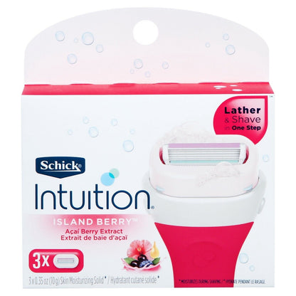 SCHICK INTUITION BERRY REFILL BLADE 3CT