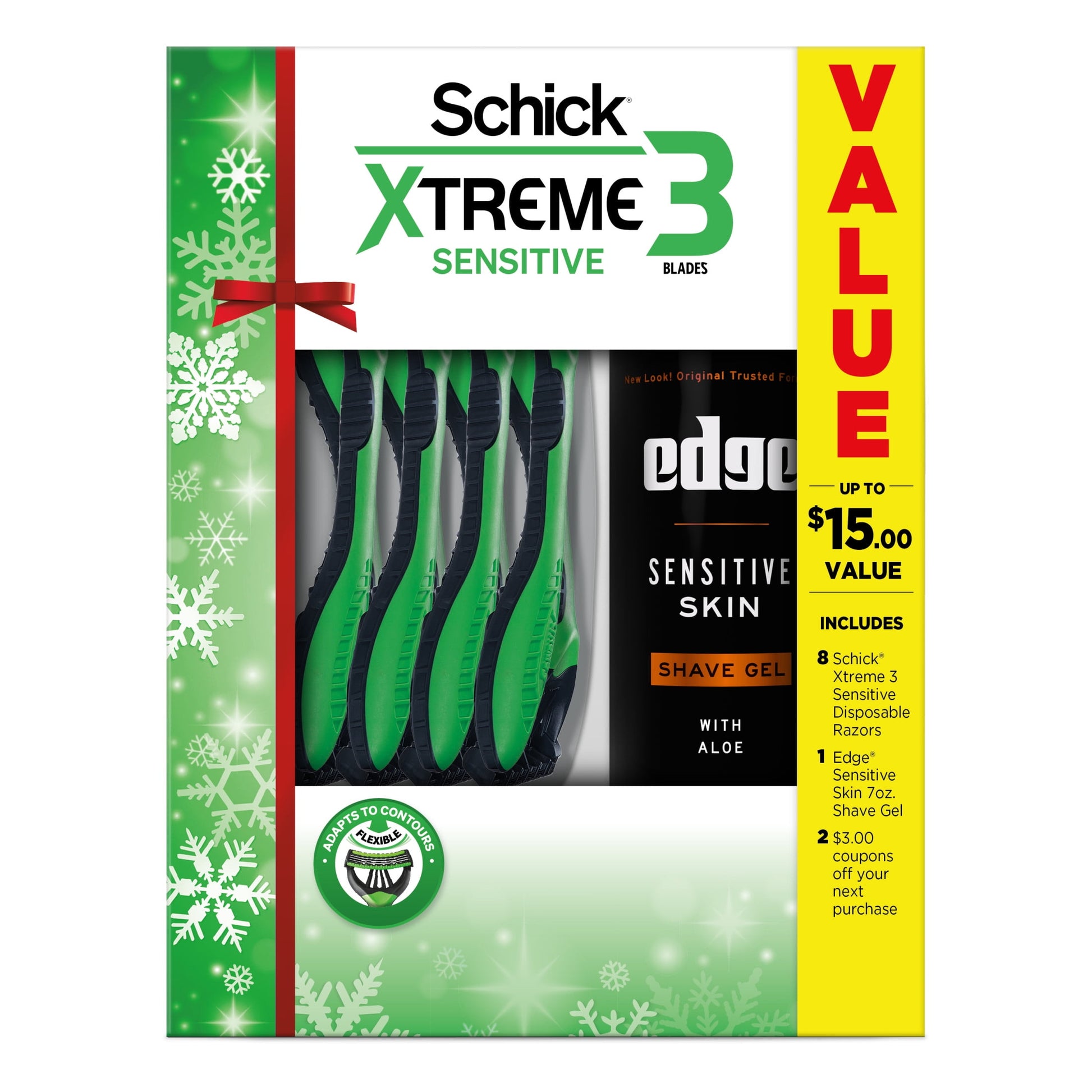 SCHICK XTREME 3 SENS MEN DISP RAZOR 4CT