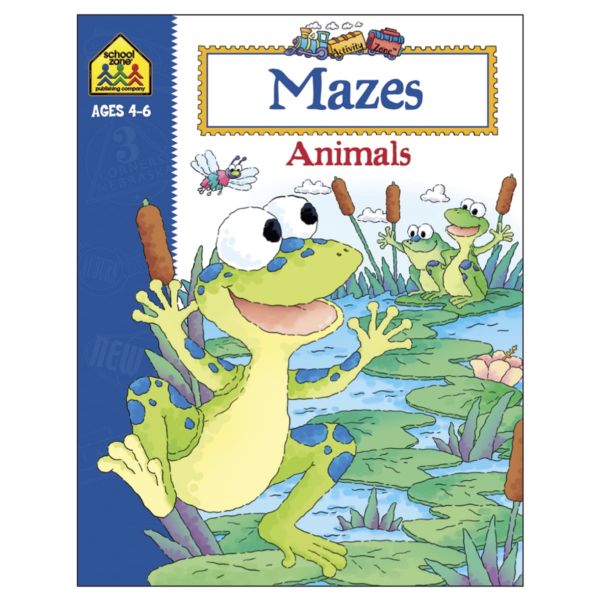 School Zone Activity Workbooks 32 Pages - Mazes Preschool Ages 4-6