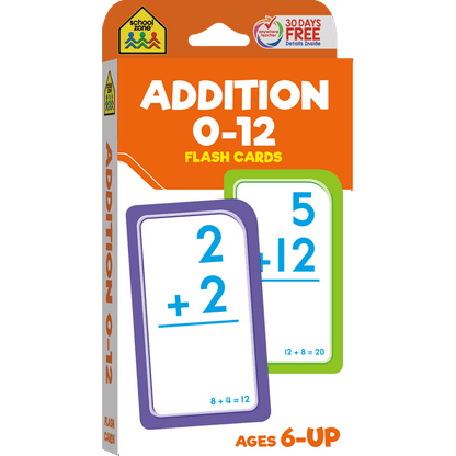School Zone Flash Cards - Subtraction 0-12