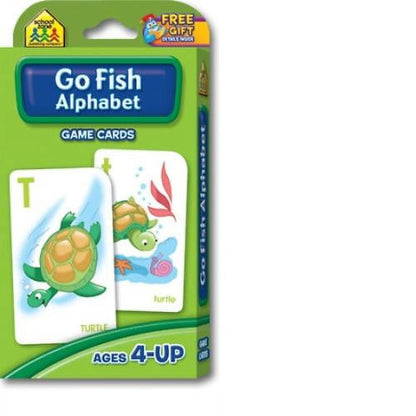 School Zone Go Fish Alphabet Game Cards