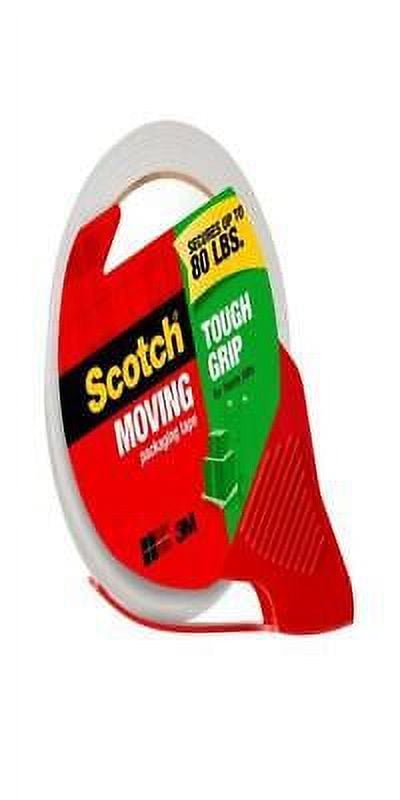 3M Scotch Tough Grip Moving Packaging Tape with Dispenser