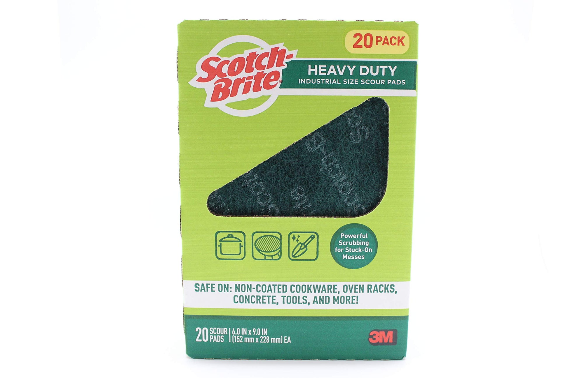 SCOUR PADS SCOTCH BRITE HD 3PK