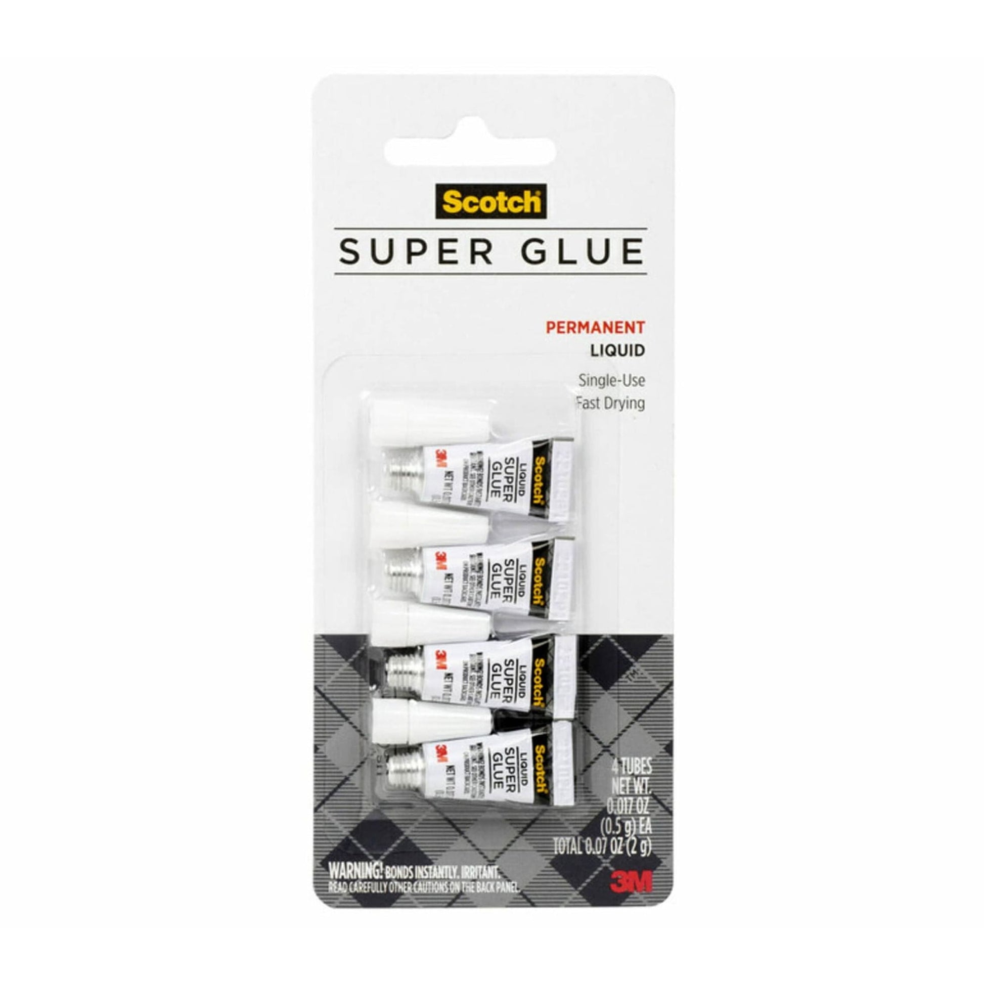 Scotch Super Glue Liquid 2/Pkg