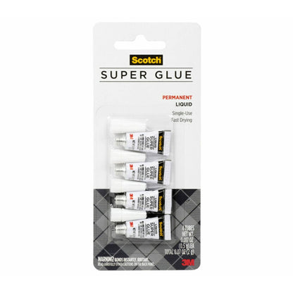 Scotch Super Glue Liquid 2/Pkg