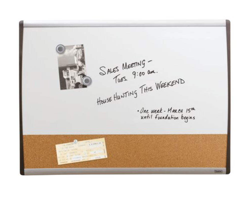 Quartet Magnetic Combination Board 11" x 17"