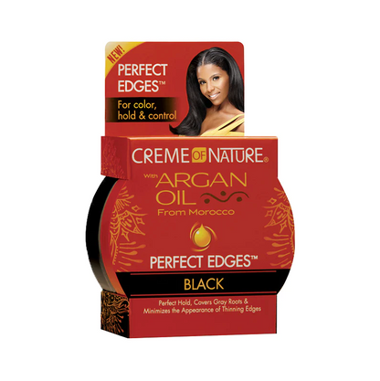 Creme Of Nature Argan Oil Perfect Edges Black 2.25oz