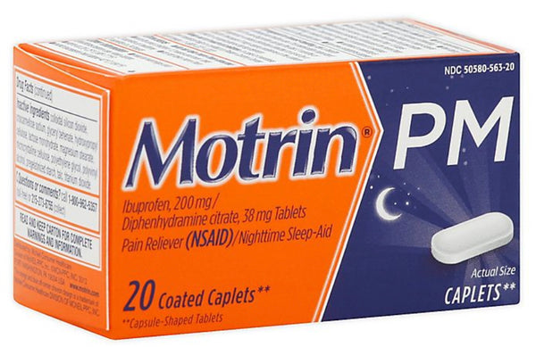 MOTRIN PM TB 38-200MG 20 CPLT