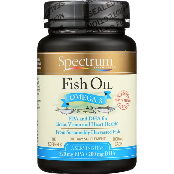 SPECTRUM ESSENTIALS FISH OIL W/VITAMIN D