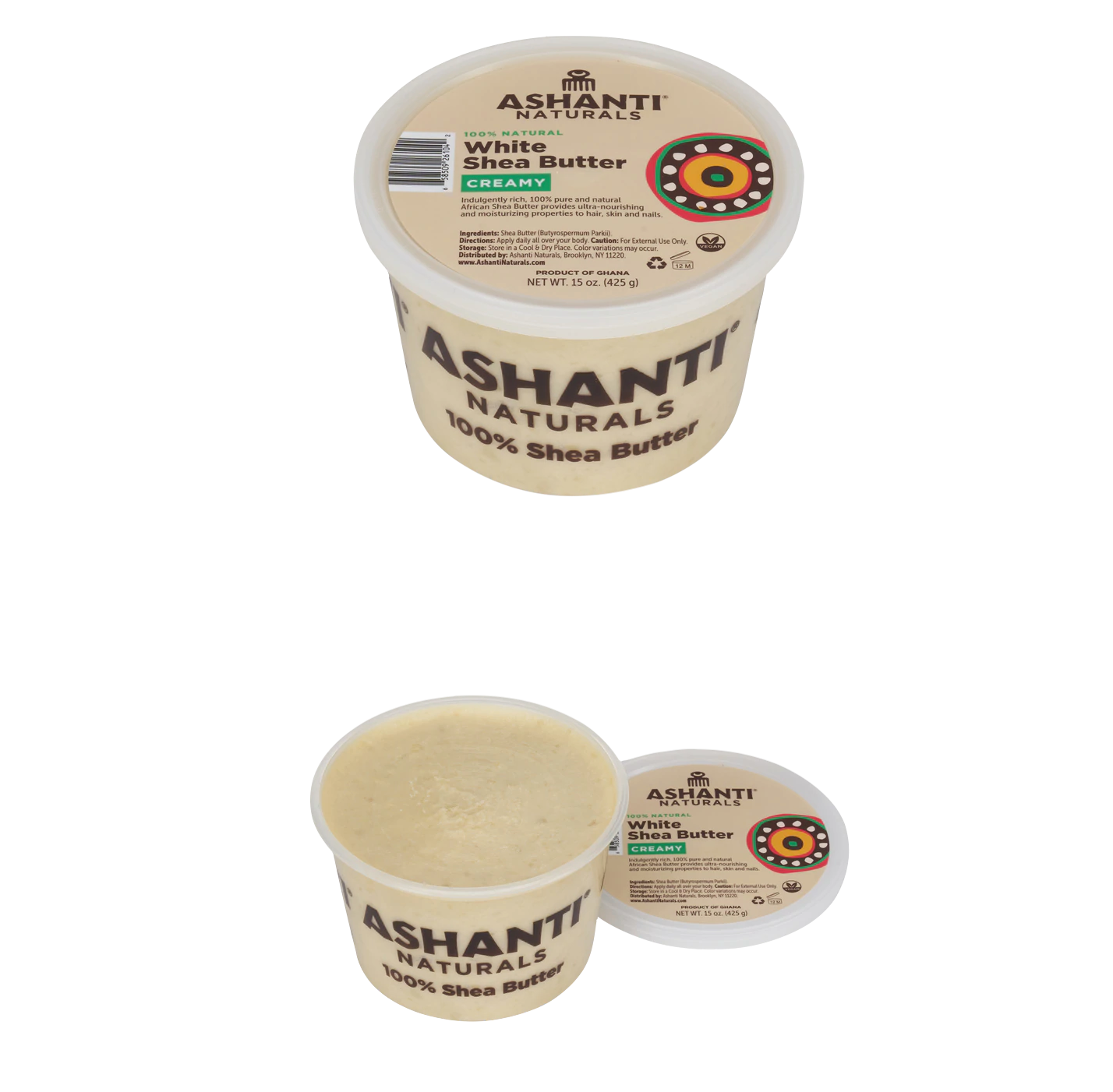ASHANTI 100% CRMY WHITE S/B  3Z
