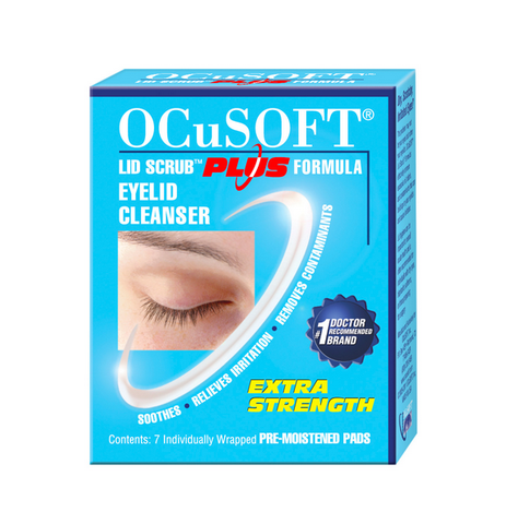 OCUSOFT EYE LID SCRUB PLUS PAD 30CT