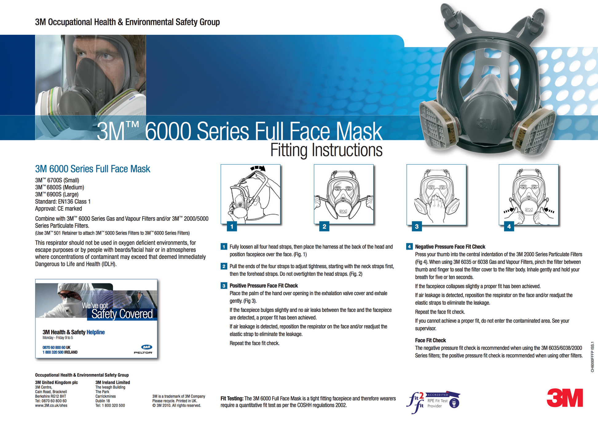 FORTIFY+ MASK,SHEET HM S324306-0