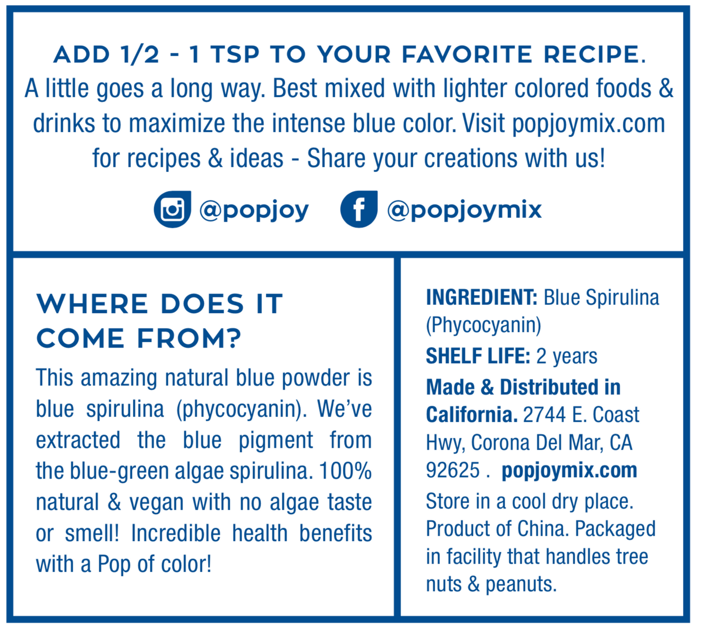 BLUE SPIRULINA,OG2