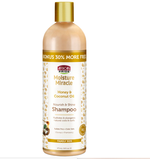 African Pride Shampoo Honey & Coconut Oil 12oz