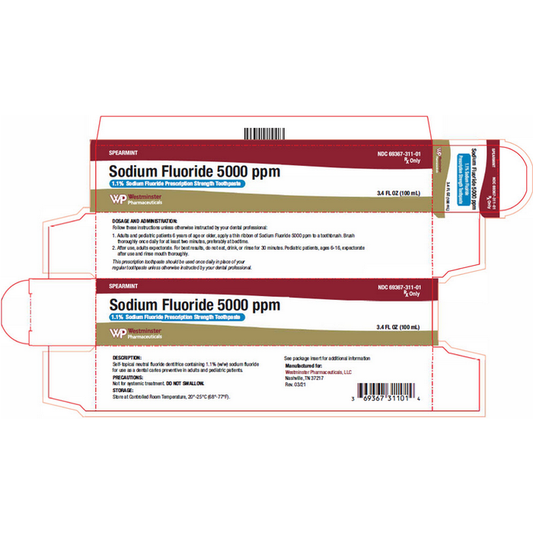 SODIUM FL 5000 PS 1.1% 100ML DMTH