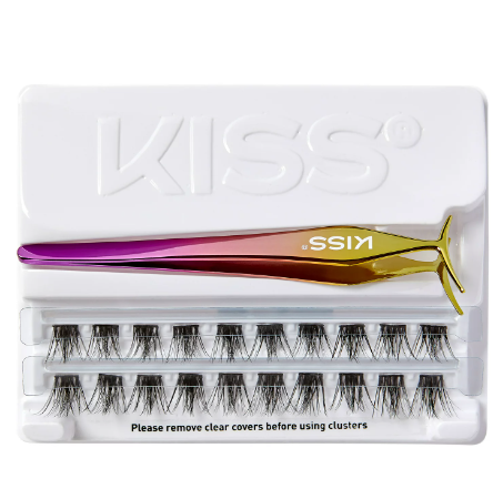 Kiss Lash Impress Press-On Falsies Spiky 20 Clusters