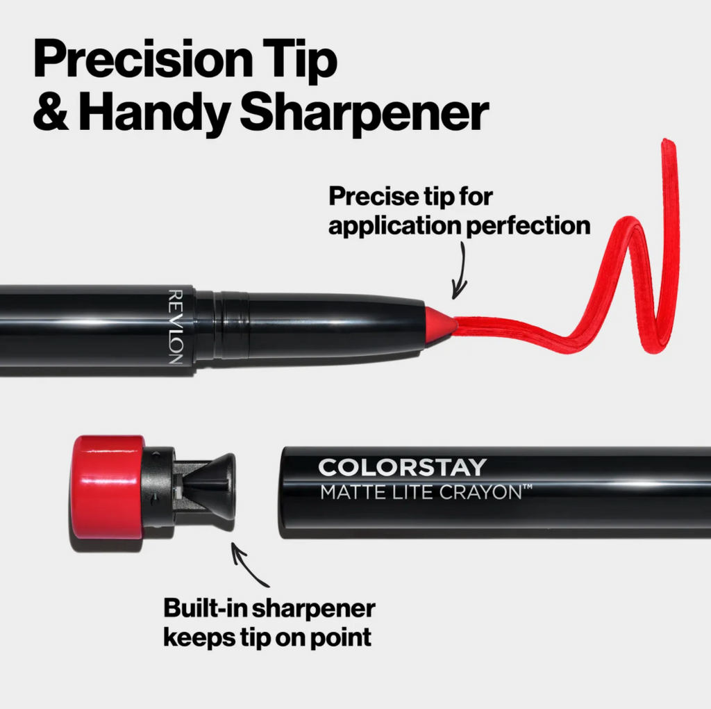 REVLON ColorStay Matte Lite Crayon Lipstick - 004 Take Flight