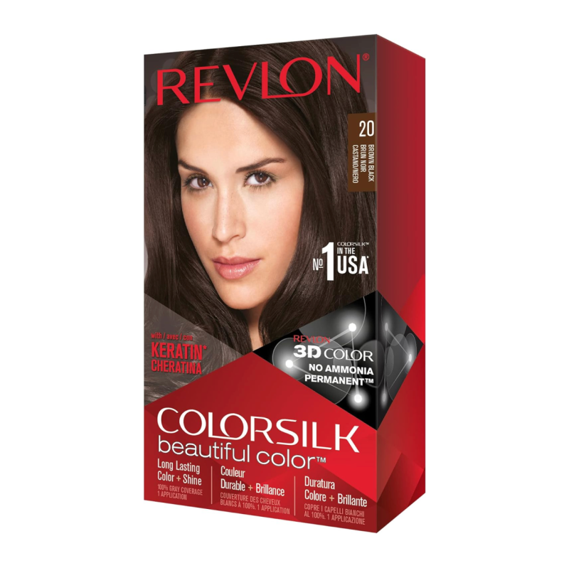 Revlon Colorsilk #20 Brown Black