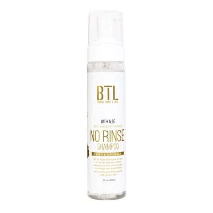 BTL NO RINSE SHMP W ALOE 8 OZ