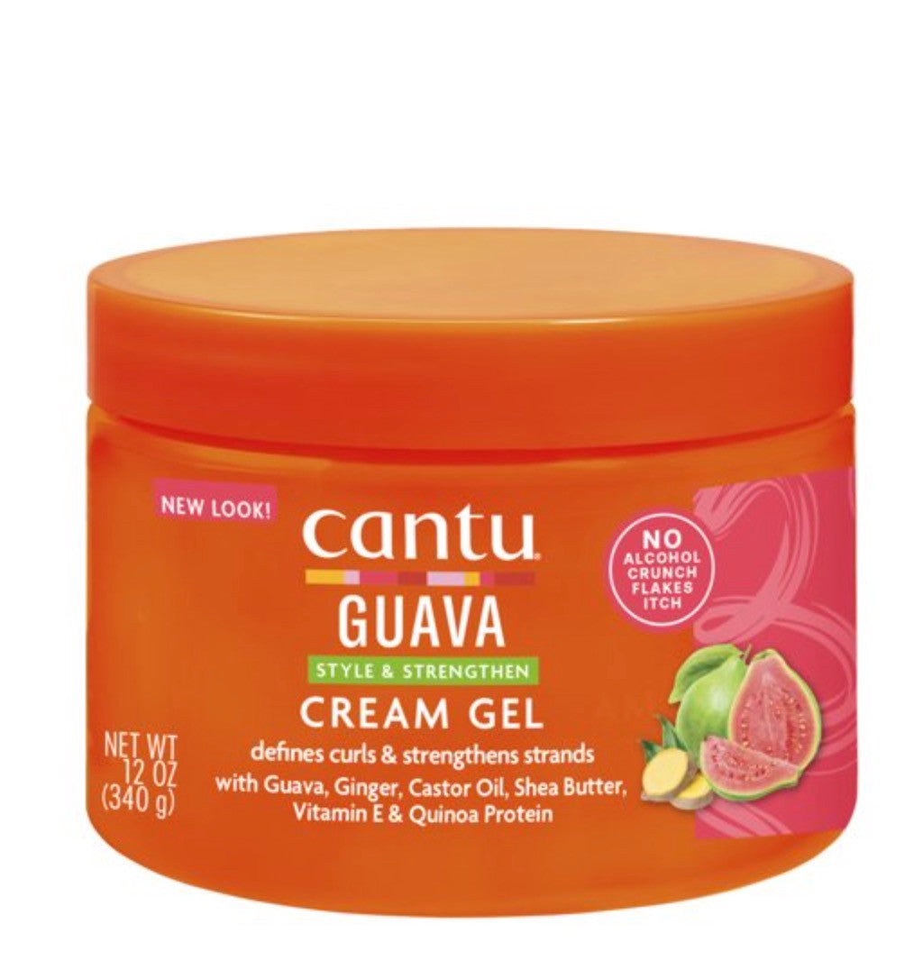 Cantu Guava & Ginger Cream Gel Style & Strengthen 12oz