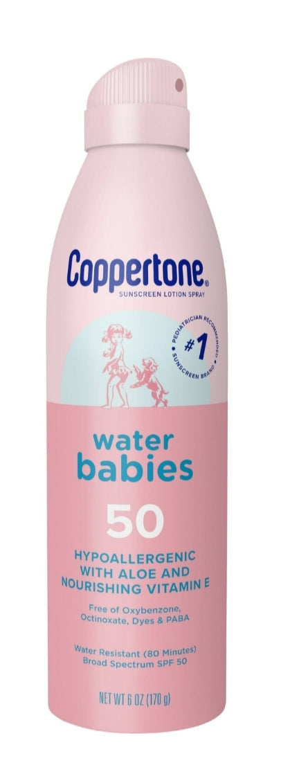 COPPERTONE WATERBABY CONT SPRY SPF50 6OZ