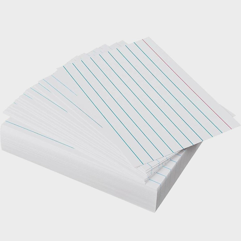 iScholar Ruled Index Cards 3" x 5", 100 Ct